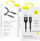 Blavec Raptor Braided USB 2.0 Cablu USB-C bărbătesc - USB-A 20W Negru 0.5m