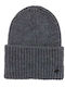 Beanie Γυναικείος Σκούφος Πλεκτός σε Γκρι χρώμα