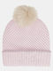 Beanie Beanie Knitted in Ecru color