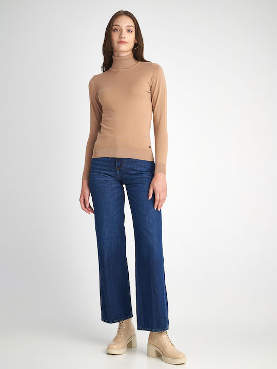 Zoe Ψηλόμεσο Γυναικείο Jean Παντελόνι σε Wide Γραμμή