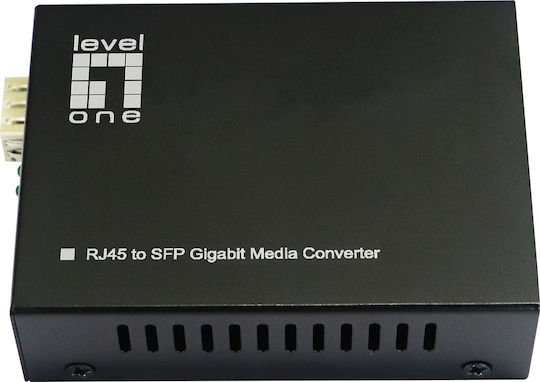 Converter Levelone Gvt-2016 10 100 1000t>rj45 To Sfp 90w Sw