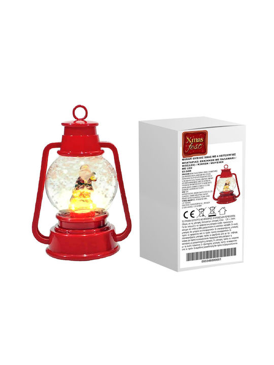 XMASfest Christmas Battery Lantern 22x14cm