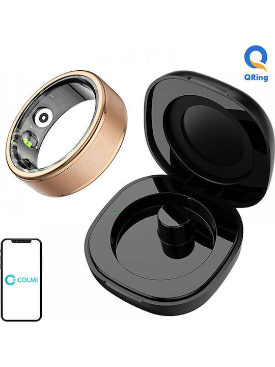 Colmi R03 Smart Ring 20.3mm Αδιάβροχο με Παλμογράφο Χρυσό