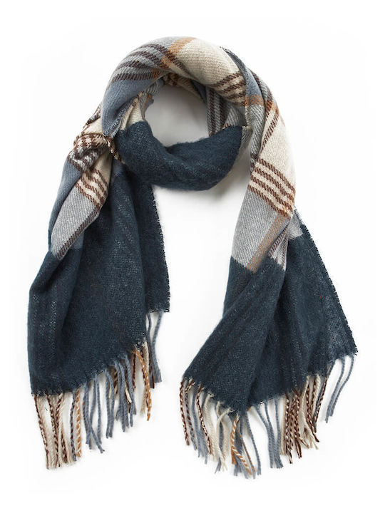 Verde Women's Wool Scarf Blue