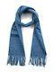 Verde Women's Wool Scarf Blue