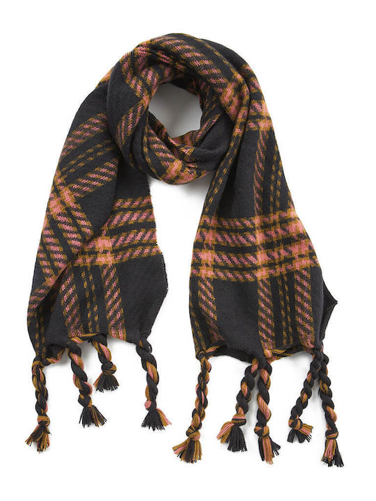 Verde Women's Wool Scarf Black