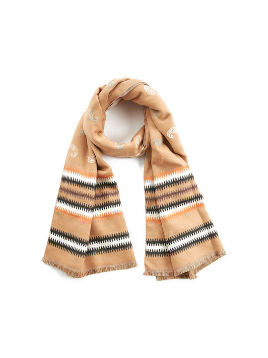 Verde Women's Wool Scarf Beige