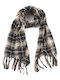 Verde Women's Wool Scarf Black