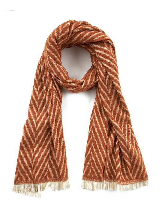 Verde Women's Wool Scarf Brown