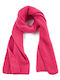 Verde Women's Wool Scarf Pink