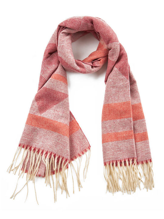 Verde Women's Wool Scarf Pink