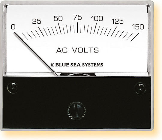 Blue Sea Systems Electric Panel Voltmeter Analog Single-phase 11.RE.61078