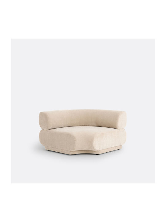 La Redoute Interieurs Rund Abteilung Sofa in Beige Farbe 120x99cm 1Stück