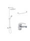 Ferro 3-in-1-Duschset Trevi Thermostat-Dusche Vasto Waschbeckenarmatur 50 cm Handtuchhalter