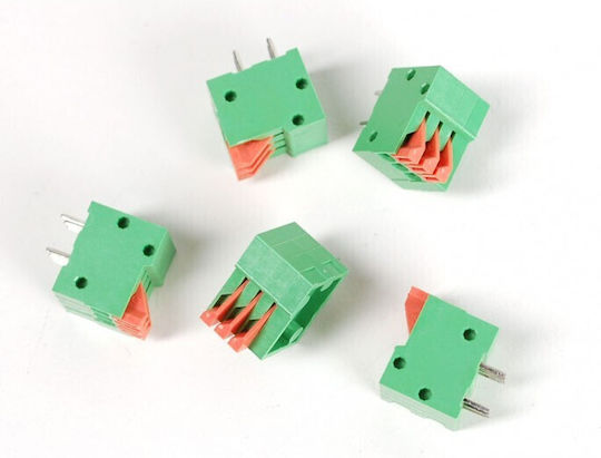 Adafruit Configurable Spring Terminal Blocks 3 Pin 0.1 Pitch R A X 5