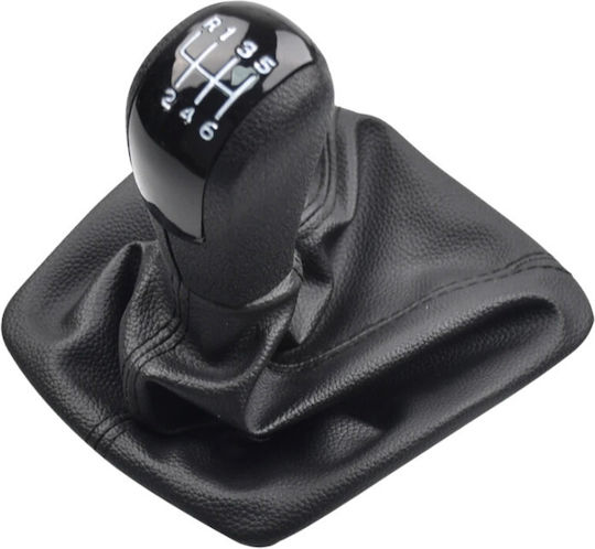 Leather Luxe Leather Shift Knob 6-Speed Black Skoda Octavia Zgear-skoda-02