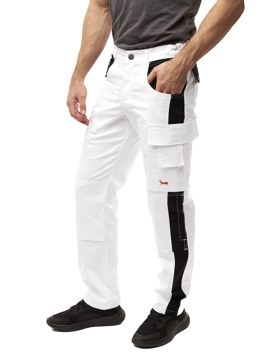 strongAnt Work Trousers White