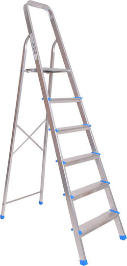 Neotechniki Scară Aluminiu cu 5+1 Trepte