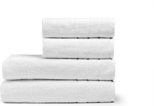 Beauty Home Crystal Hotel Bathroom Towel 150x80 cm White