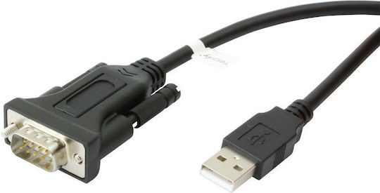 Μετατροπέας Techly Usb 2.0 To Serial Rs-232 1,5 Meter