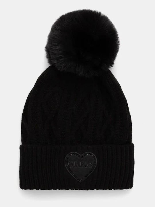 Guess Kids Beanie Knitted Black