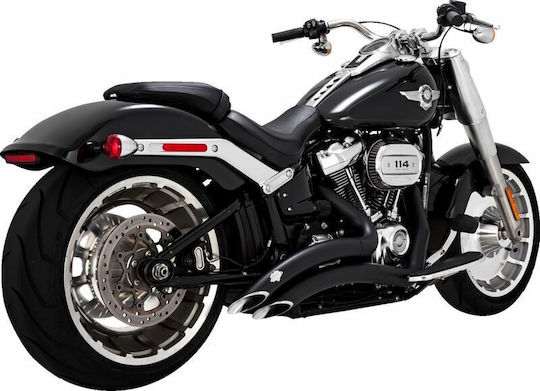Vance Hines Komplettes Auspuffsystem Big Radius 46375 Harley Davidson Flfbs 1868 Abs 18-23 Harley Davidson Fxbr 1750 Abs 18-20