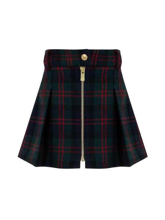 Lapin Kids Skirt Checked Blue