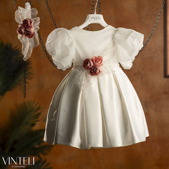 Vinteli Ecru Baptism Dress