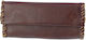 PO.S Leather Tobacco Pouch With Snap Closure 16.5x7.5cm GLOSS