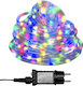 Christmas Light Tube RGB 220V 400 Light Bulbs P...