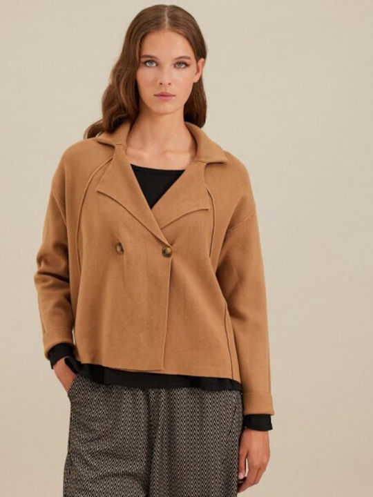 Namaste Women's Cardigan Camel