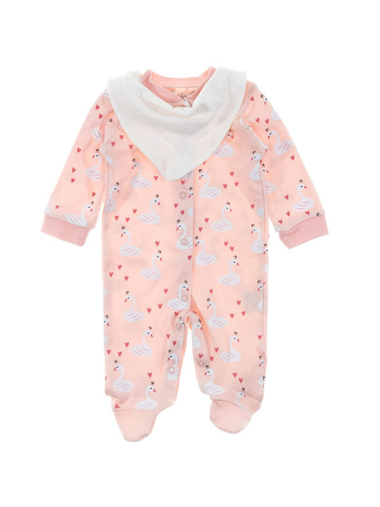 Evita Baby Bodysuit Pink