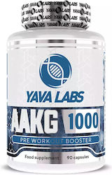 Yava Labs AAKG 1000mg 90 Κάψουλες Pump Yava Labs AAKG 1000mg 90 Κάψουλες Pump
