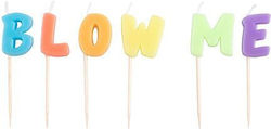 Kεράκια Blow Me Πολύχρωμα Ginger Ray