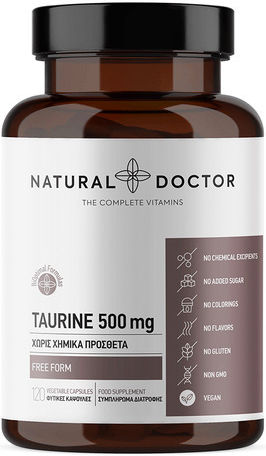 Natural Doctor Taurină 500mg 120 Capsule Natural - Natural