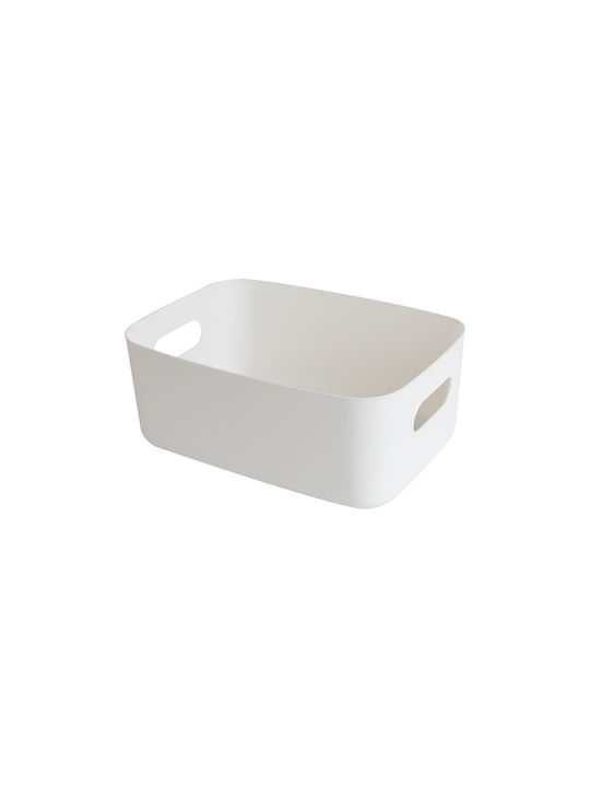 Plastic Storage Basket 9122 White