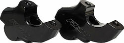 Rox Speed Fx Lenkererhöhungen 22mm +38 1mm 3r-b20r-rbl Honda Cmx 500 Abs 17-24 Honda Cmx 1100 Abs 21-24 Honda Cmx 500 S Abs 20-24 2 Stück Schwarz