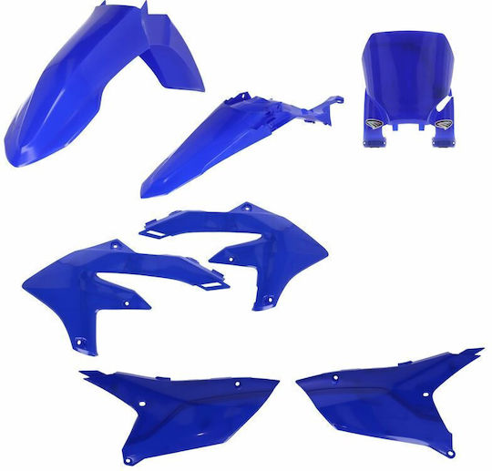 Set de Plastic Cycra 1cyc-9435-62 Yamaha Yz 450 F 23-24 Yamaha Yz 250 F 24 Albastru
