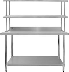 Bancă de Catering de 5ft cu Dublu Raft Superior Bancă de Catering de 5ft cu Dublu Raft Superior