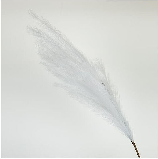 Sucursala Decorativă Artificială Pampas Grass Albă 112cm
