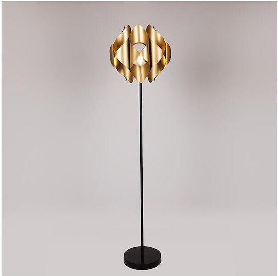 Stehleuchte H129.5xB39.5cm. Gold