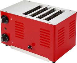 Gastroback Rowlett Φρυγανιέρα 4 Θέσεων 2300W Κόκκινη