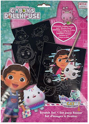 Scratch Art Set "Gabby's Dollhouse" A5 Scratch Art Set "Gabby's Dollhouse" A5