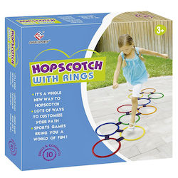 ToyMarkt Spielzeug Indoor Hüpfspiel mit Ringen
