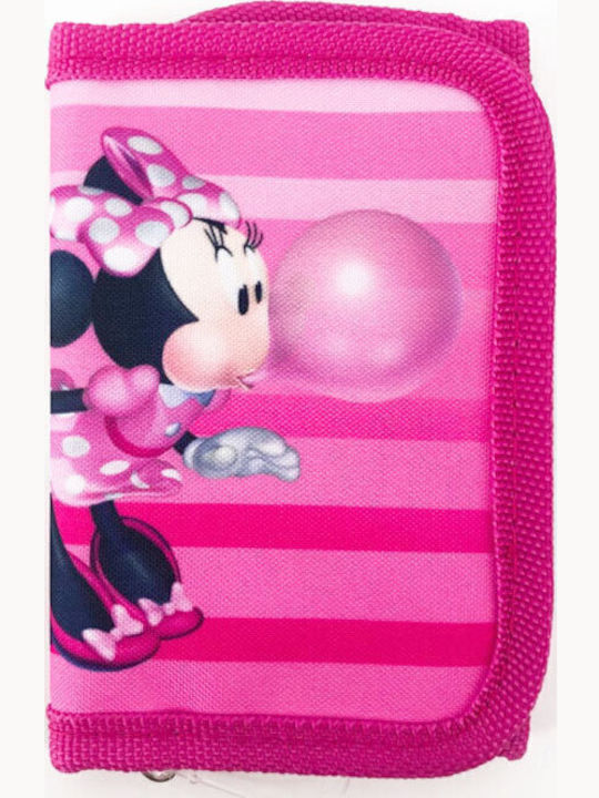 Setino Portofel pentru copii cu velcro Roz