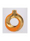 Decorative Vase Orange 22x5.5x24.5cm
