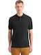 Essential Polo Herrenbluse Kurzarm Schwarz
