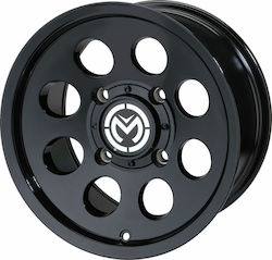 Moose Racing Τροχός Εμπρός 306kg 26x 26mo127156gb4 Μαύρο 1 Τεμ