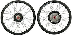 Pereche de jante de aluminiu Yamaha Crypton X 135 T 110 S 115 Hyper-x Negru Pereche de jante de aluminiu Yamaha Crypton X 135 T 110 S 115 Hyper-x Negru
