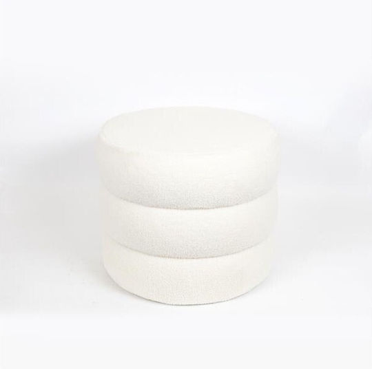 Hocker Für das Wohnzimmer White 48x48x39cm